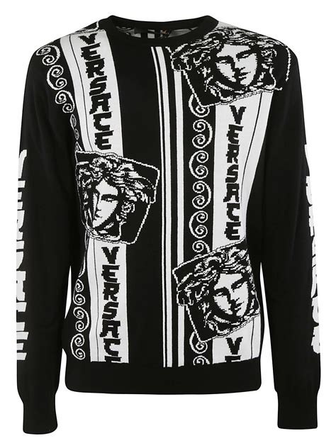 versace crew|versace crew neck sweater.